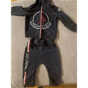 18-24 months moncler jogging suit #used